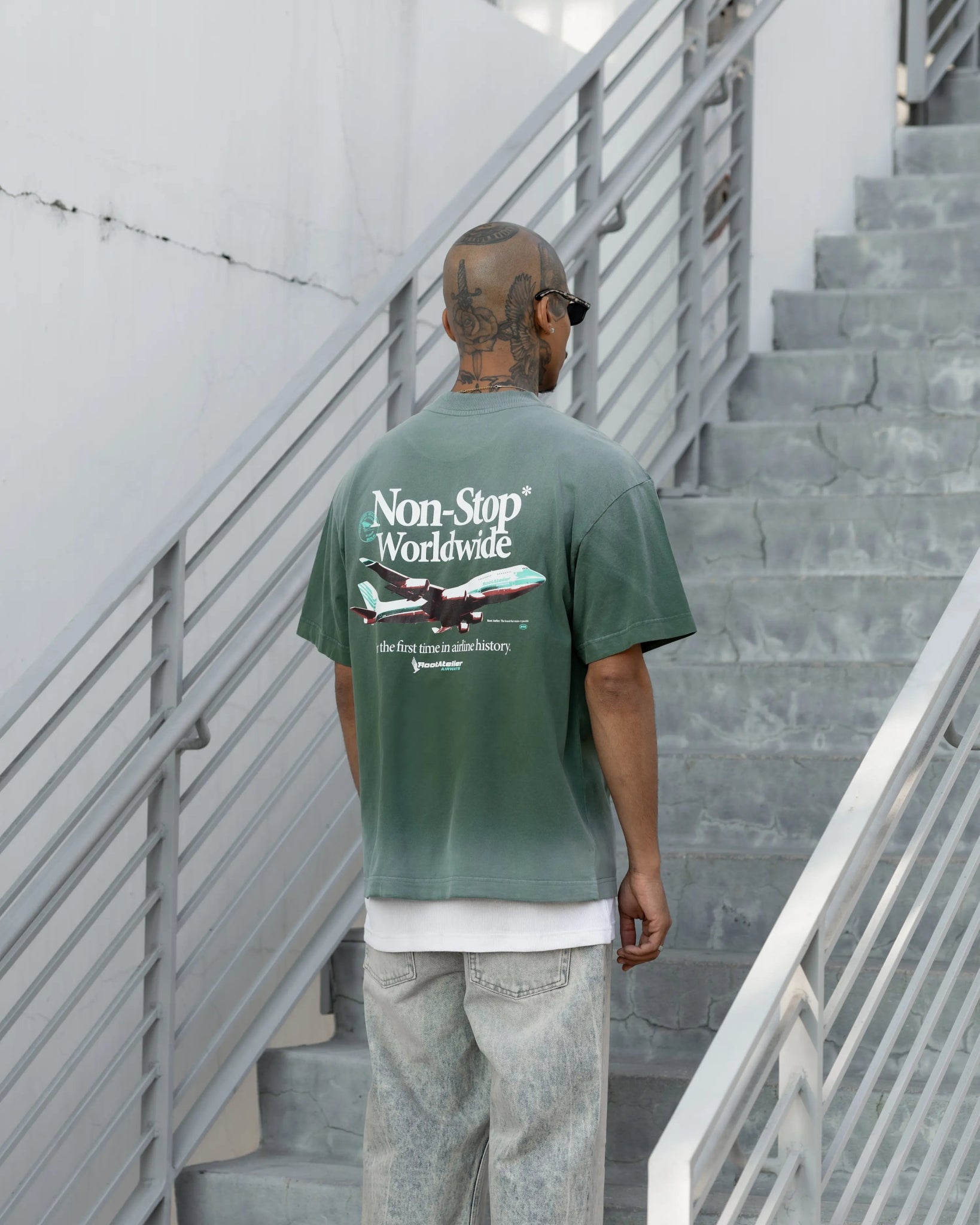 RA 747 Green Tee - Root Atelier™ by Eugen Lods