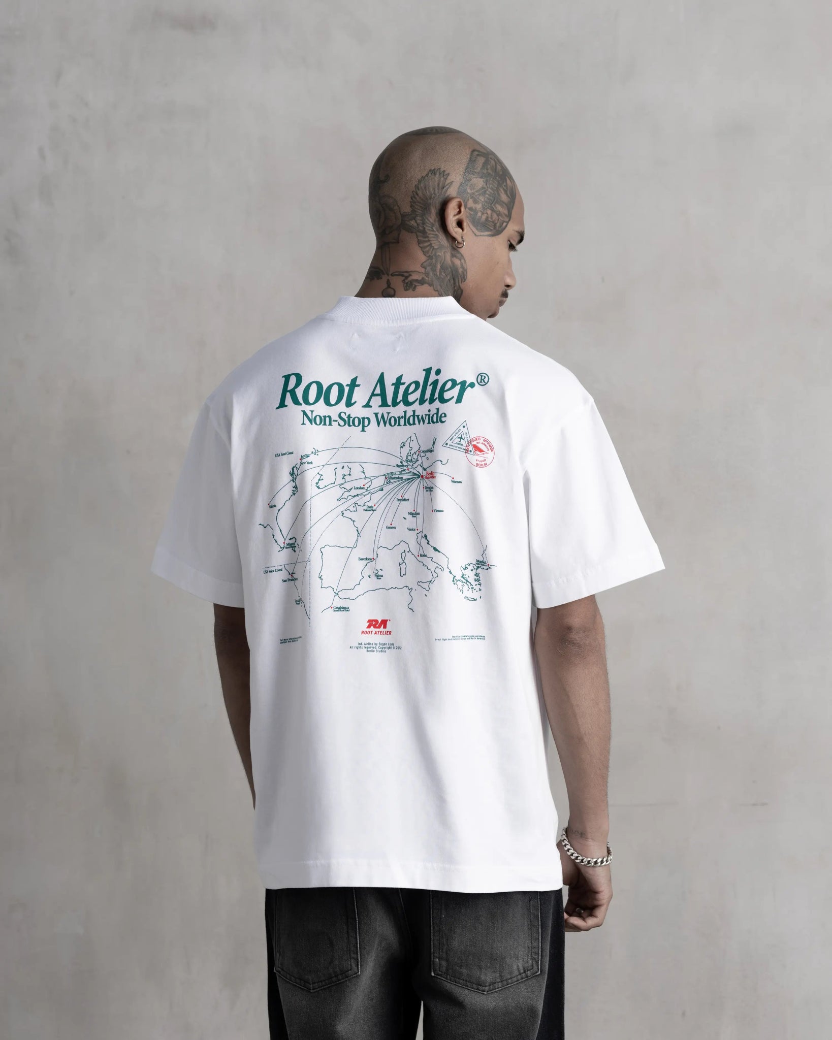 RA Destinations White Tee - Root Atelier™ by Eugen Lods