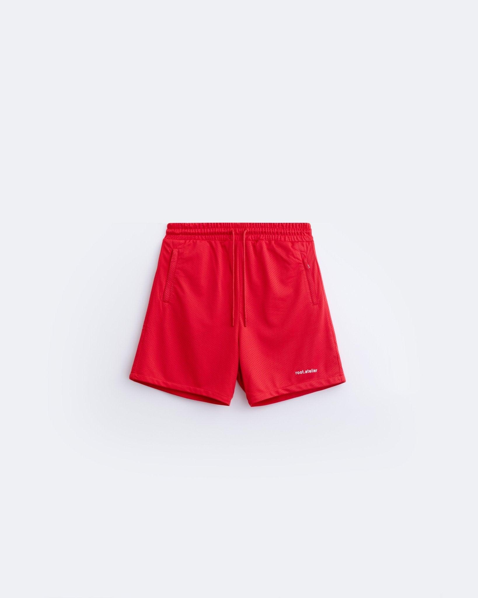 Root Mood Carmine Mesh Shorts - Root Atelier™ by Eugen Lods