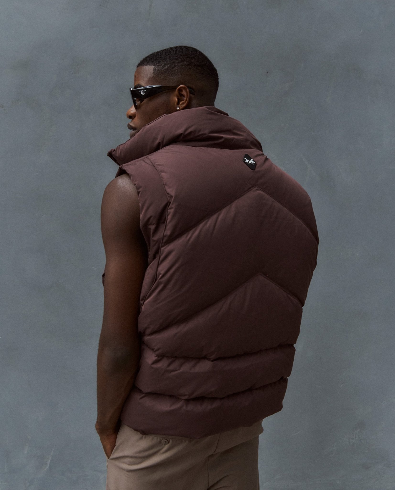 Root Puffer Vest Puce v3 - Root Atelier™ by Eugen Lods