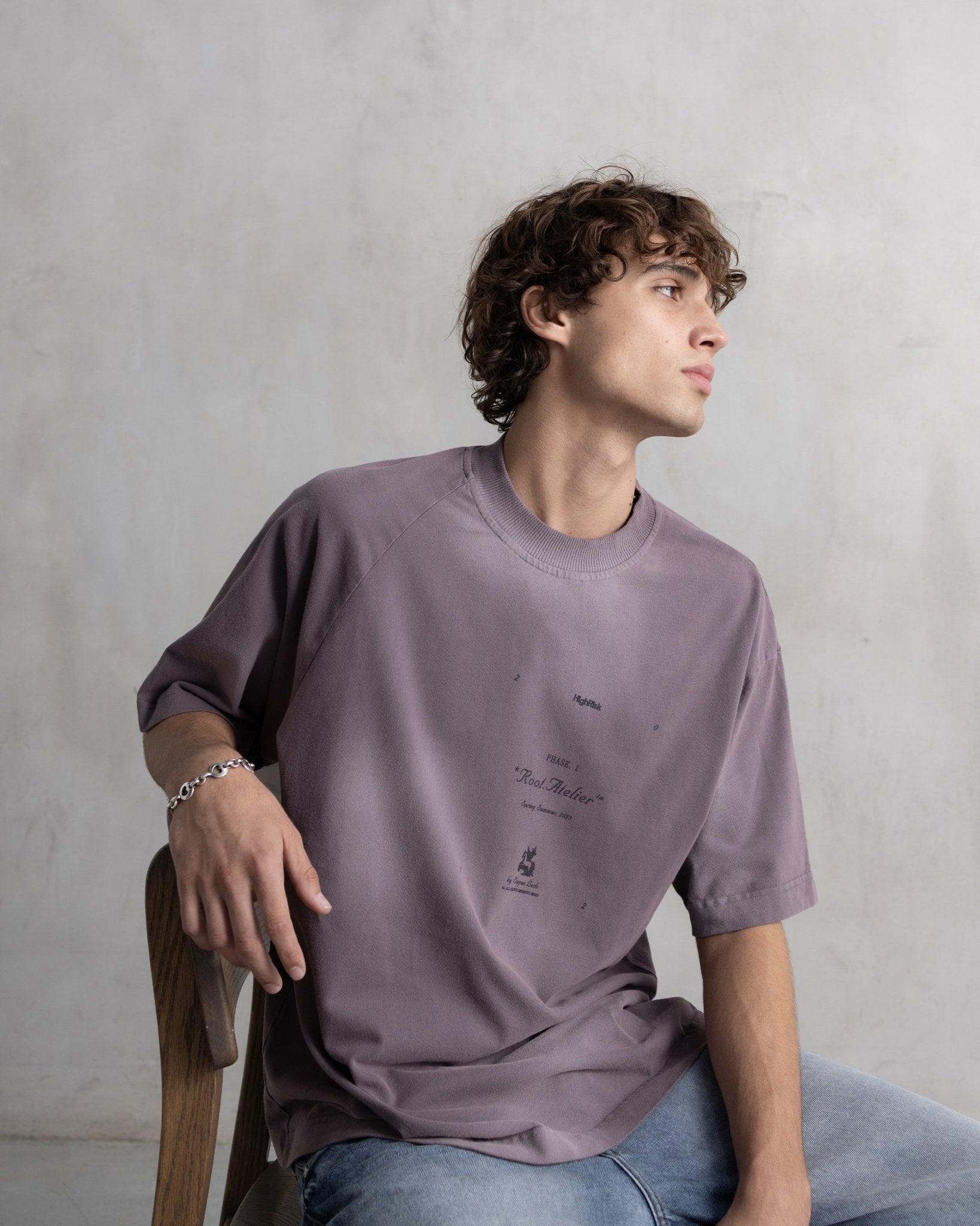 Root Source Tee Purple - Root Atelier™ by Eugen Lods